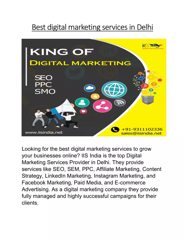 best digital marketing services in delhi best