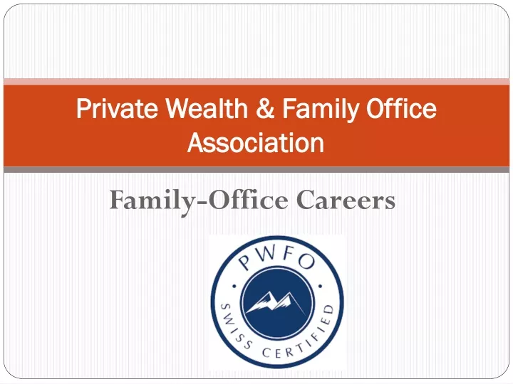 private wealth family office association