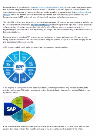 enterprise resource planning erp enterprise