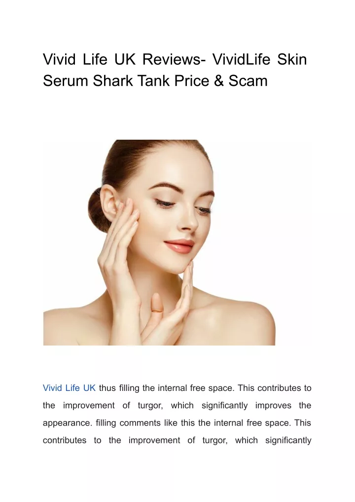 vivid life uk reviews vividlife skin serum shark