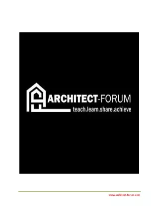 Why the Working Professionals Should Take Architect Continuing Education Courses