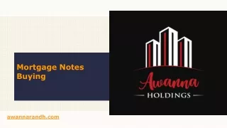 Mortgage Notes Buying