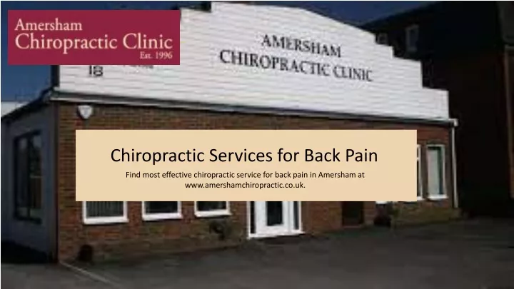 chiropractic services for back pain