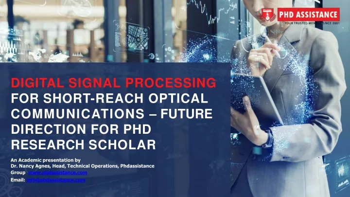 digital signal processing for short reach optical