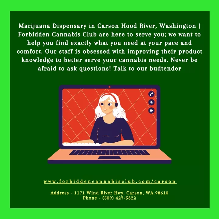 marijuana dispensary in carson hood river
