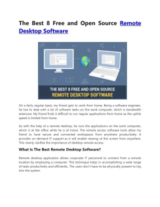 The Best 8 Free and Open Source Remote Desktop Software-converted
