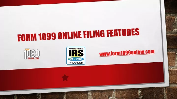 form 1099 online filing features