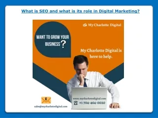 What is SEO and what is its role in Digital Marketing