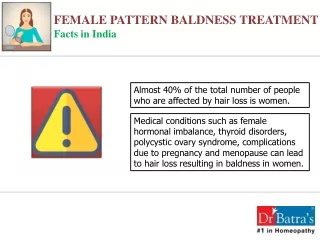 Best Hair Loss Treatment for Female at Dr Batra’s Homeopathy Clinic
