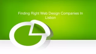 Finding Right Web Design Companies In Lisbon