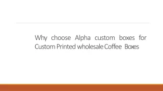 custom coffee boxess
