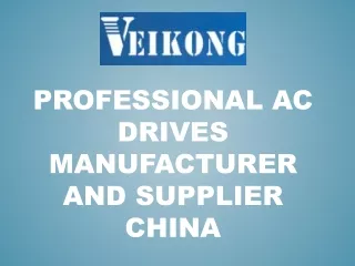 Professional AC Drives Manufacturer and Supplier China