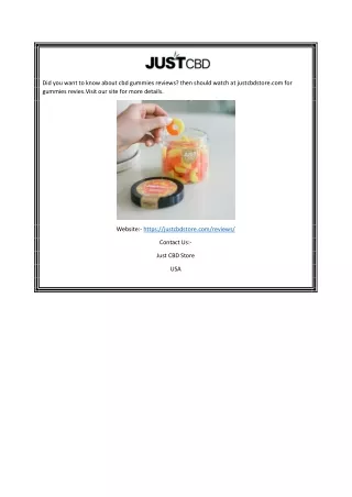 did you want to know about cbd gummies reviews
