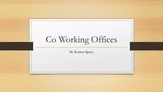 co working offices