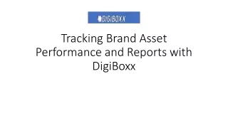 Tracking Brand Asset Performance and Reports with DigiBoxx