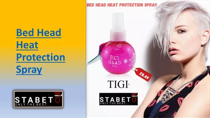 bed head heat protection spray