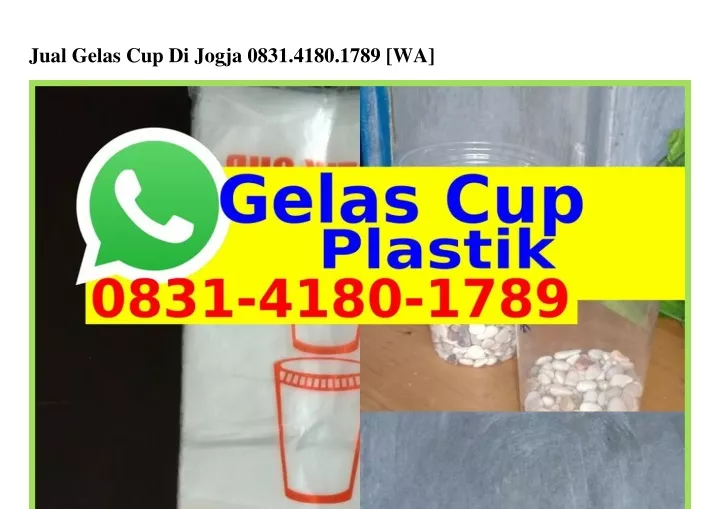 jual gelas cup di jogja 0831 4180 1789 wa