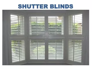 shutter blinds