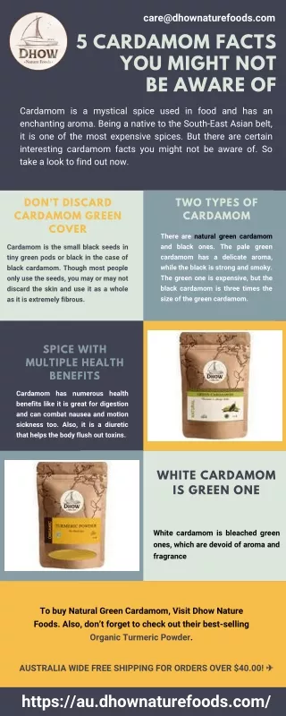 5 Cardamom Facts You Might Not be Aware Of