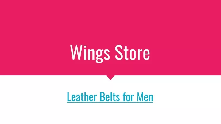 wings store
