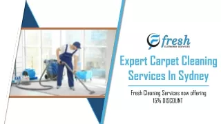 Expert Carpet Cleaning Services In Sydney | Fresh Cleaning Services