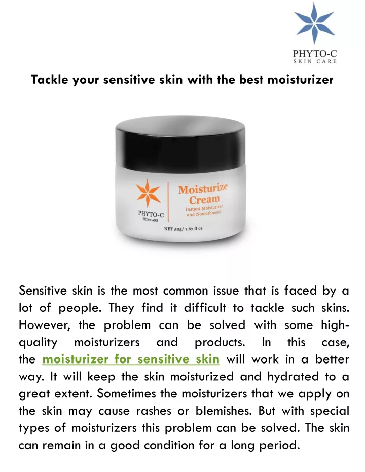 tackle your sensitive skin with the best
