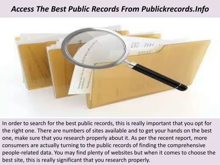 access the best public records from publickrecords info