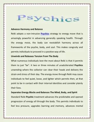 Psychics
