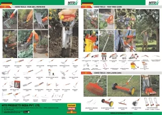Various Gardening HandTools for Perfect & Professional Gardening.