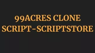 99acres clone script scriptstore