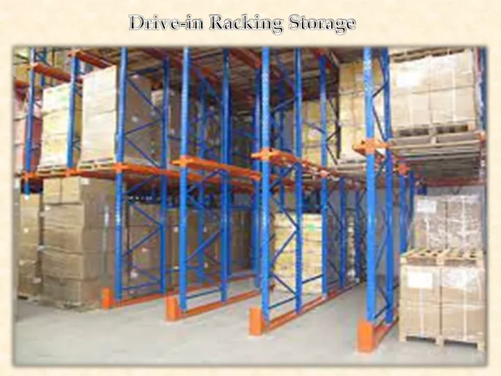 drive in racking storage