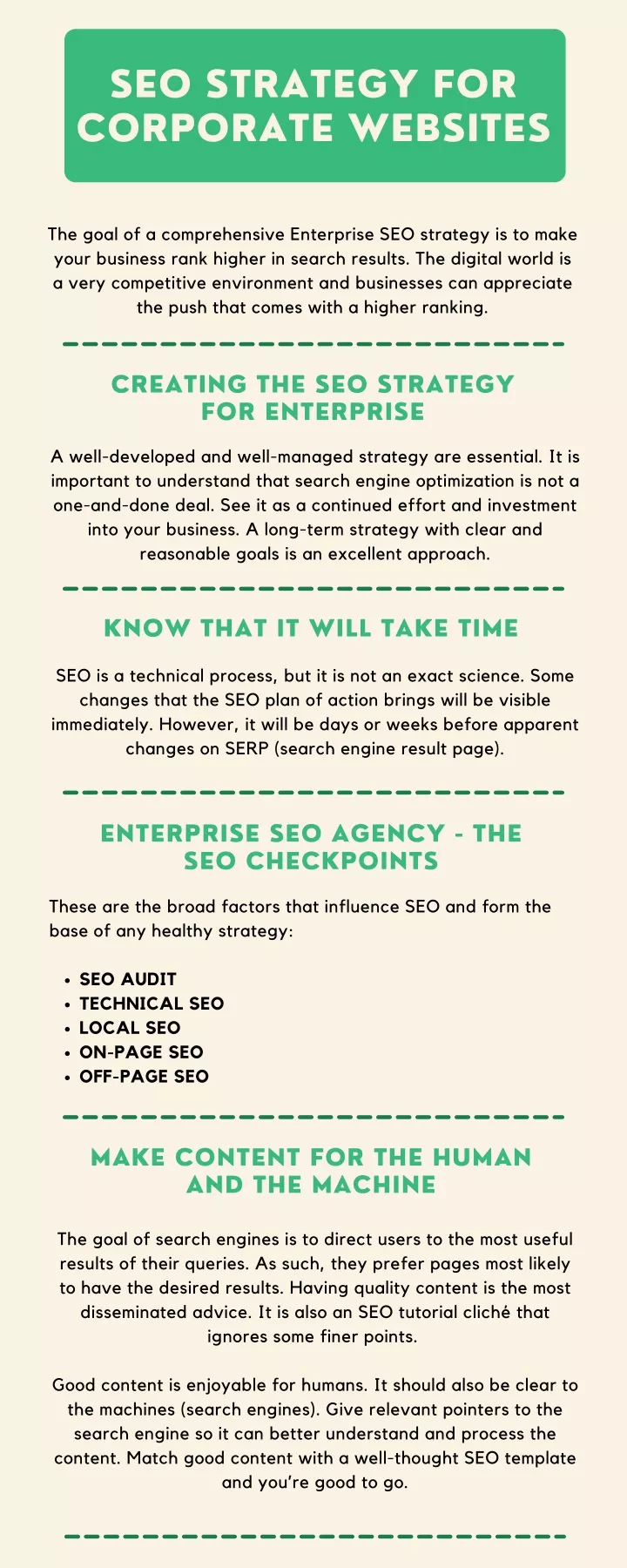 seo strategy for corporate websites