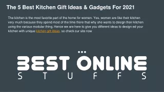 The 5 Best Kitchen Gift Ideas & Gadgets For 2021
