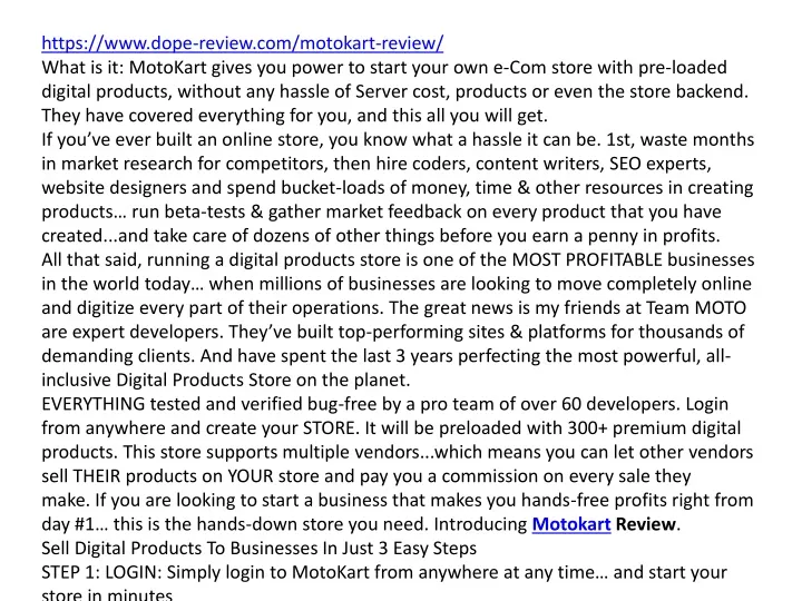 https www dope review com motokart review what