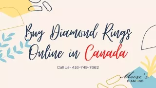 Buy Diamond Rings Online in Canada