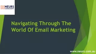 Navigating Through The World Of Email Marketing