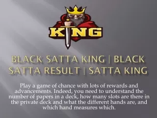 How to get Black Satta Cash Money