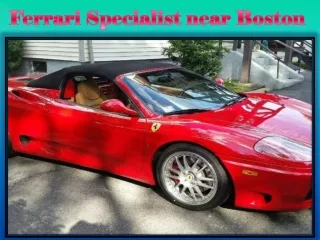 Ferrari Specialist near Boston