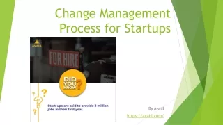 Change Management Process for Startups by Avaiil
