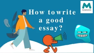 how to write a good essay
