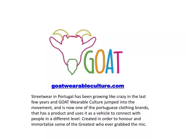goatwearableculture com