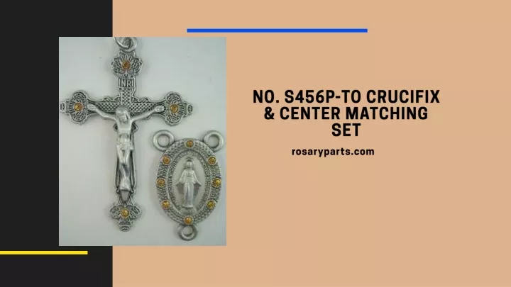 no s456p to crucifix center matching set