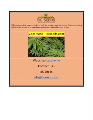 although most of the cannabis strains or buds