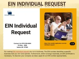 ein individual request