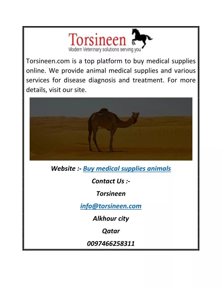 torsineen com is a top platform to buy medical