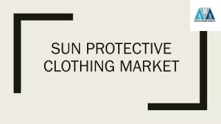 Sun Protective Clothing Market
