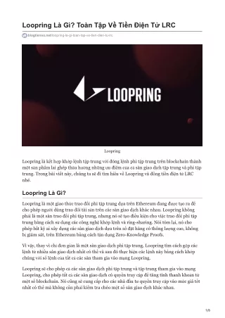 loopring l g to n t p v ti n i n t lrc