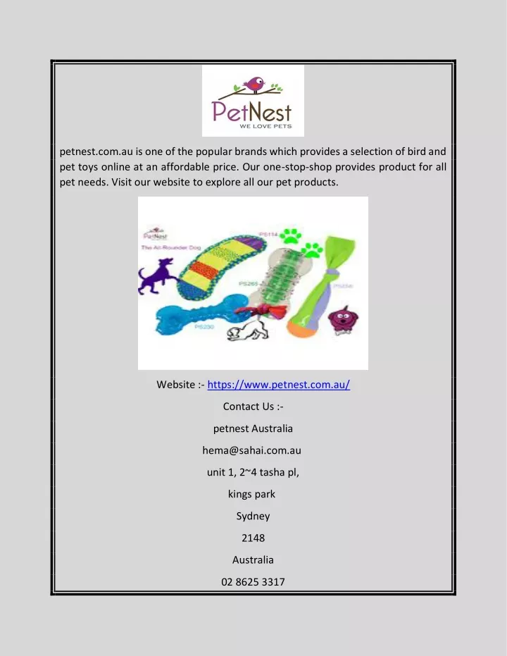 petnest com au is one of the popular brands which