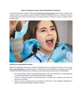 Why to Get Familiar with Orthodontist Insurance Plans Wait-Period in Brooklyn