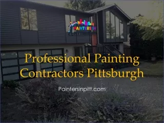 Professional Painting Contractors Pittsburgh - www.paintersinpitt.com